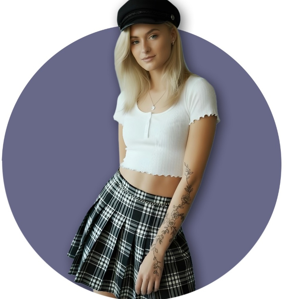 😎 SUMMER SALE Juniors BP White Crop Top Size Small NWT